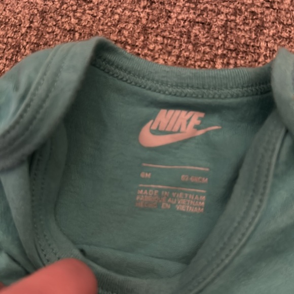 Two for one onesies one Nike and the other an adorable bunny - Picture 7 of 9